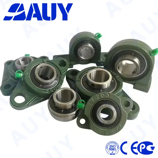 Auy-Manufacturing-Machinery-High-Quality-F4bm-211-TF-Ah-211-TF-Ah-Fy-35-Tdw-Ucf-210-H-Square-Flanged-Ball-Bearing-Units-Pillow-Block-Bearing