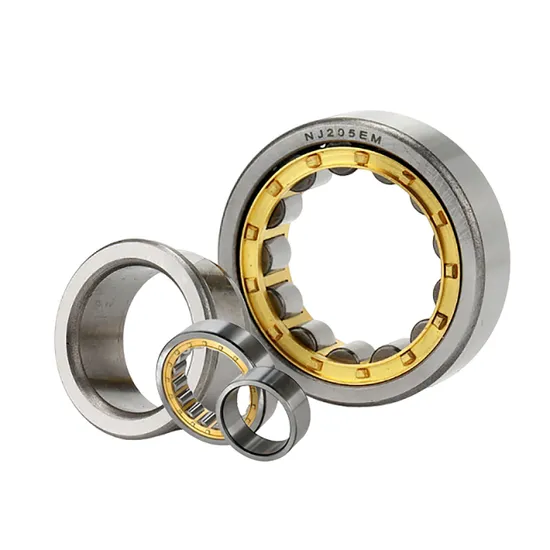 Nj205e/Nj205m Brass Cage Cylindrical Roller Bearing 25×52×15mm