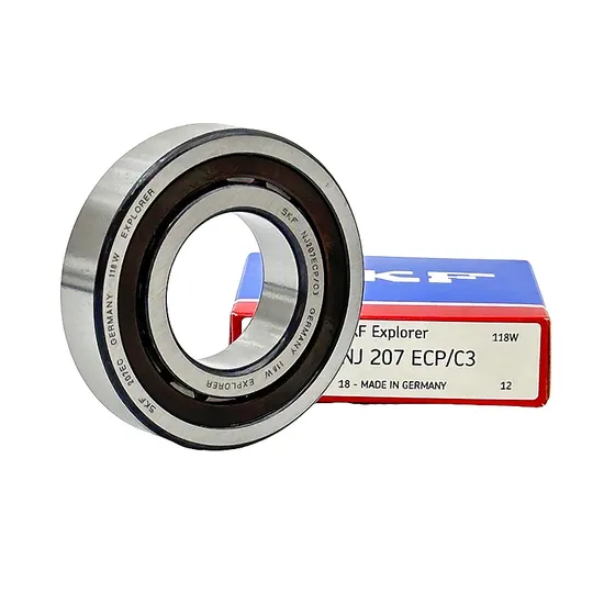 NJ2309E NJ207ECP/C3 NU2318ECM Cylindrical Roller Bearings with Copper/Brass Cage