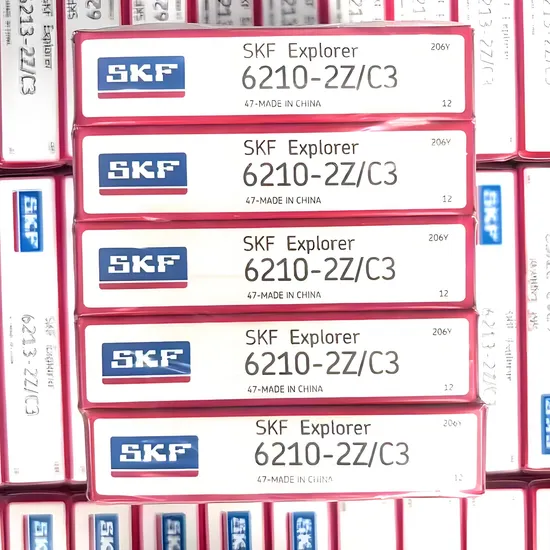 SKF 6211-2Z/C3 55×100×21mm Sealed Ball Bearing