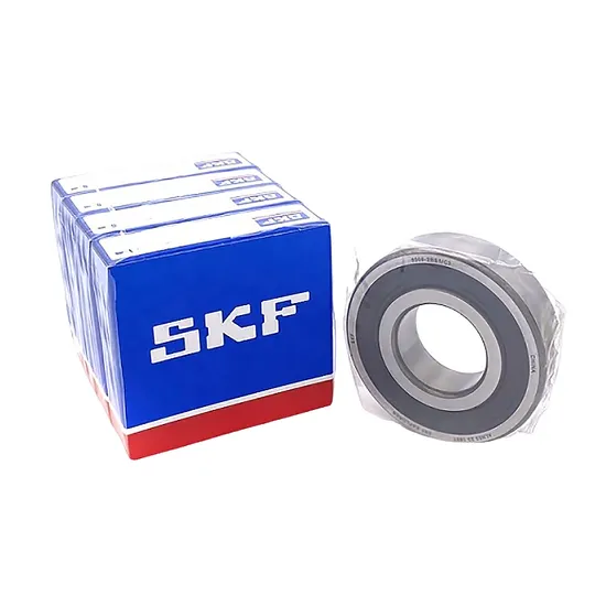 SKF 6206-2RS Deep Groove Ball Bearing, Steel, Sealed