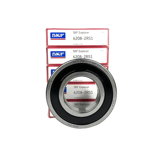 Deep Groove Ball Bearings SKF 6201-2RS1 6202-6208 P0-P2 for Industrial Machinery