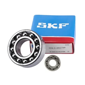 Self-Aligning Ball Bearing 2206-2RS 30x62x20mm with Nylon Cage for Motors & Agricultural Machinery