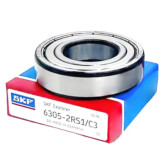 6305 SKF Deep Groove Ball Bearing 25x62x17mm for Industrial Machinery, Sweden Origin