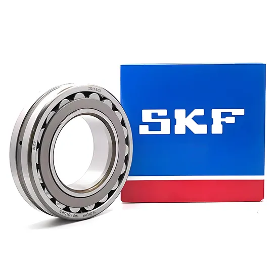 Self-Aligning Roller Bearing SKF 22211E/C3 55x100x25mm Steel Cage for Industrial Machinery