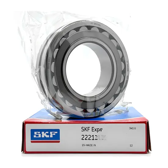 Self-Aligning Roller Bearing SKF 22212E/C3 60x110x28mm Open Steel Cage for Industrial Machinery