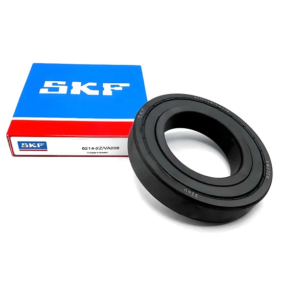 High Temp Graphite Cage SKF 6214-2Z/VA208 Deep Groove Ball Bearing 70x125x24mm for Industrial Use