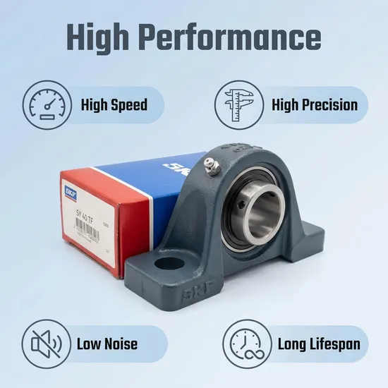 UCP305 Pillow Block Bearing Single Row Spherical Raceway for High-Speed Industrial Use - Image 2